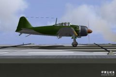 A6M5着地瞬间